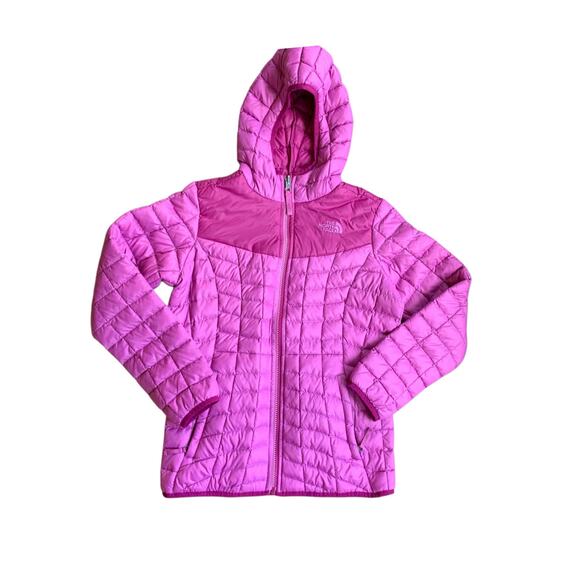 The North Face Girls' Reversible Thermoball Hoodie Jacket - Picture 1 of 15